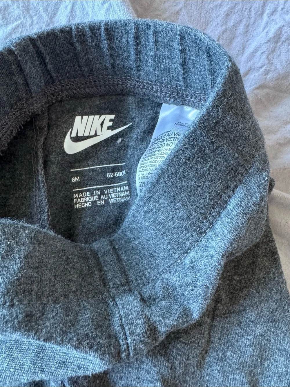Nike Baby Gray Logo Leggings